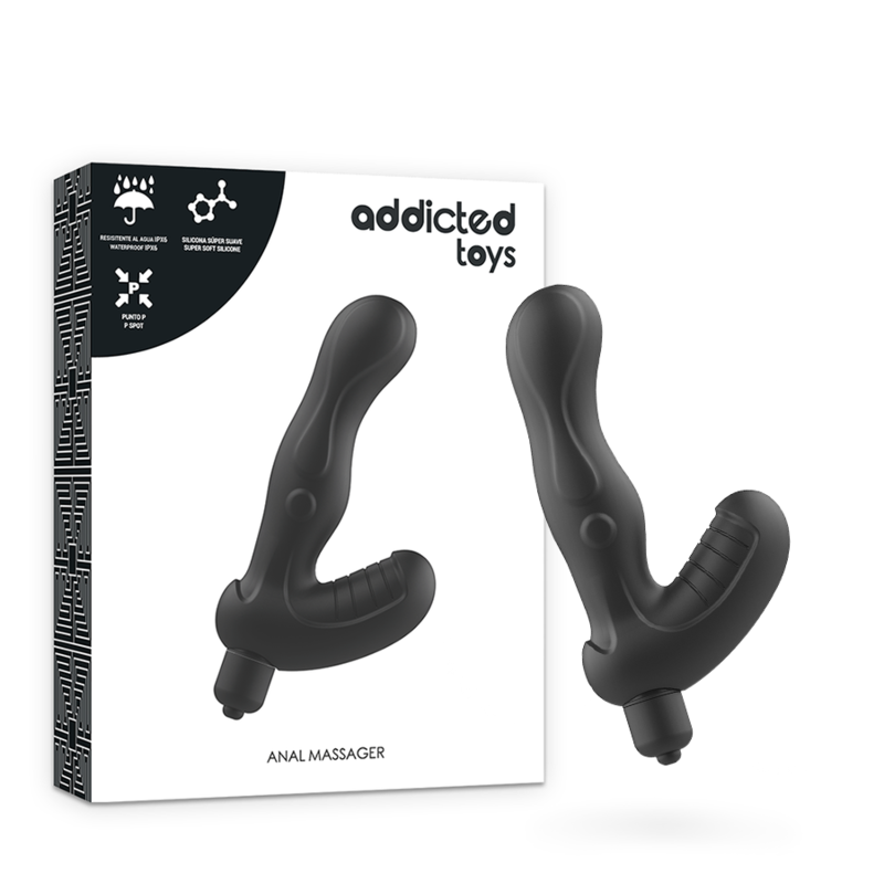 Addicted Toys P-Spot Vibe Silicone Prostate Anal Stimulator | Niks.fi verkkokauppa