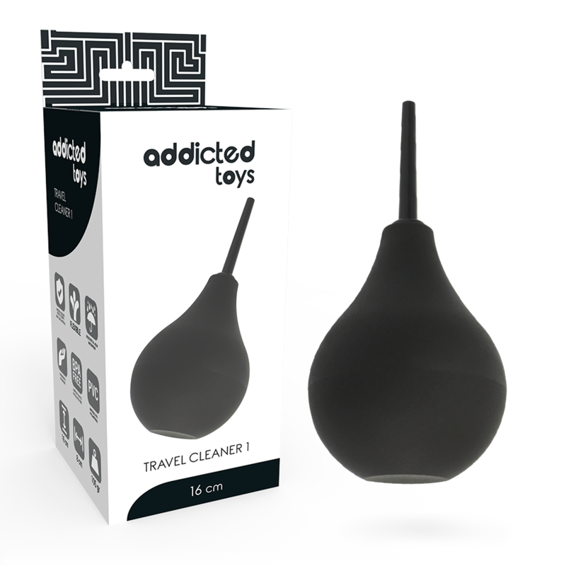 Adiccted Toys Anal Douche Black | Niks.fi verkkokauppa