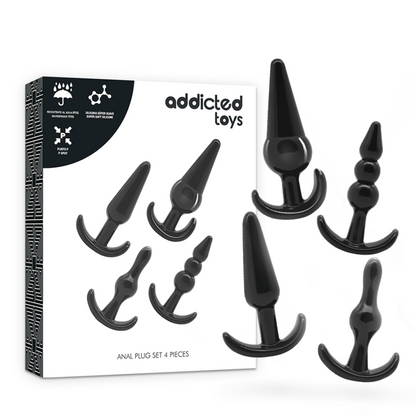 Addicted Toys Set 4 Anal Plugs | Niks.fi verkkokauppa