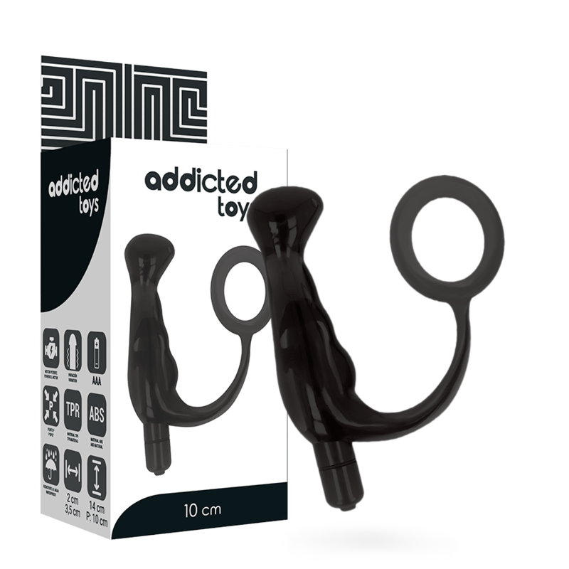 Addicted Toys Vibrator Prost Tico Black 10 Cm | Niks.fi verkkokauppa