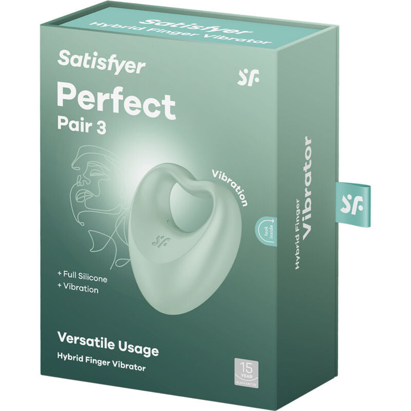 Satisfyer Perfect Pair 3 Green | Niks.fi verkkokauppa