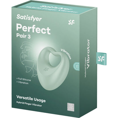 Satisfyer Perfect Pair 3 Green | Niks.fi verkkokauppa