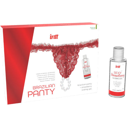Intt Releases Brazilian Red Panty With Pearls And Lubricating Gel 50 Ml | Niks.fi verkkokauppa