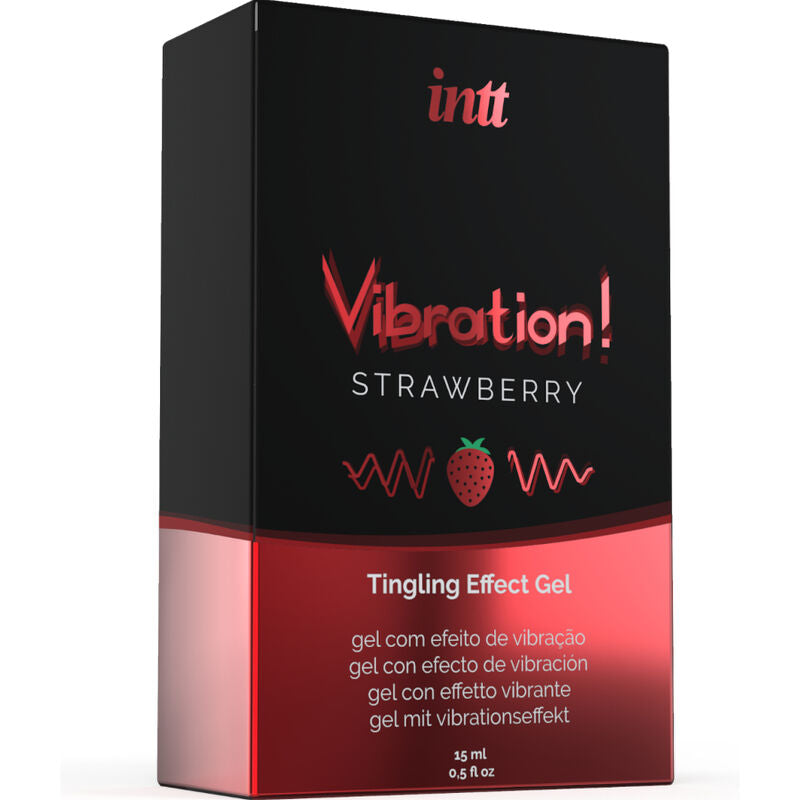 Intt Powerful Intimate Stimulant Liquid Vibrating Gel Strawberry 15 Ml | Niks.fi verkkokauppa