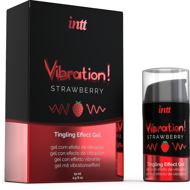 Intt Powerful Intimate Stimulant Liquid Vibrating Gel Strawberry 15 Ml | Niks.fi verkkokauppa