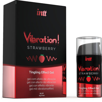 Intt Powerful Intimate Stimulant Liquid Vibrating Gel Strawberry 15 Ml | Niks.fi verkkokauppa