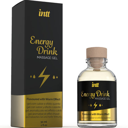Intt Massage & Oral Sex Massage Gel With Flavored Energy Ca Drink And Heating Effect | Niks.fi verkkokauppa