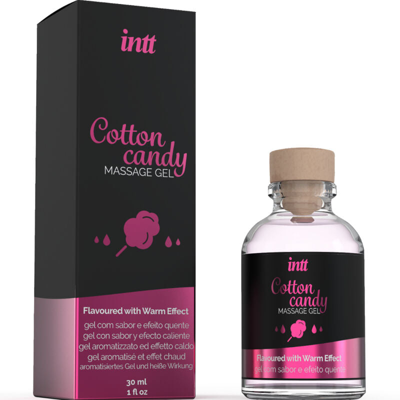 Intt Massage & Oral Sex Massage Gel With Cotton Candy Flavor And Heating Effect | Niks.fi verkkokauppa