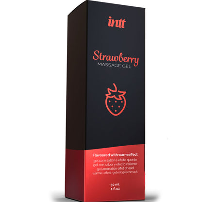 Intt Massage & Oral Sex Hot Effect Strawberry Flavor Massage Gel | Niks.fi verkkokauppa