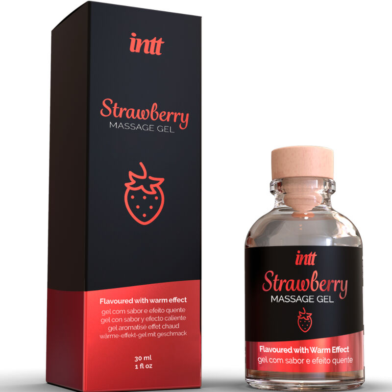 Intt Massage & Oral Sex Hot Effect Strawberry Flavor Massage Gel | Niks.fi verkkokauppa