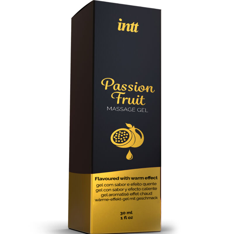 Intt Massage & Oral Sex Passion Fruit Flavored Massage Gel With Heat Effect | Niks.fi verkkokauppa