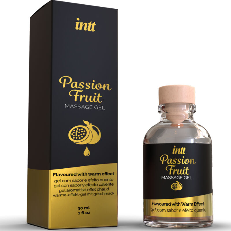 Intt Massage & Oral Sex Passion Fruit Flavored Massage Gel With Heat Effect | Niks.fi verkkokauppa