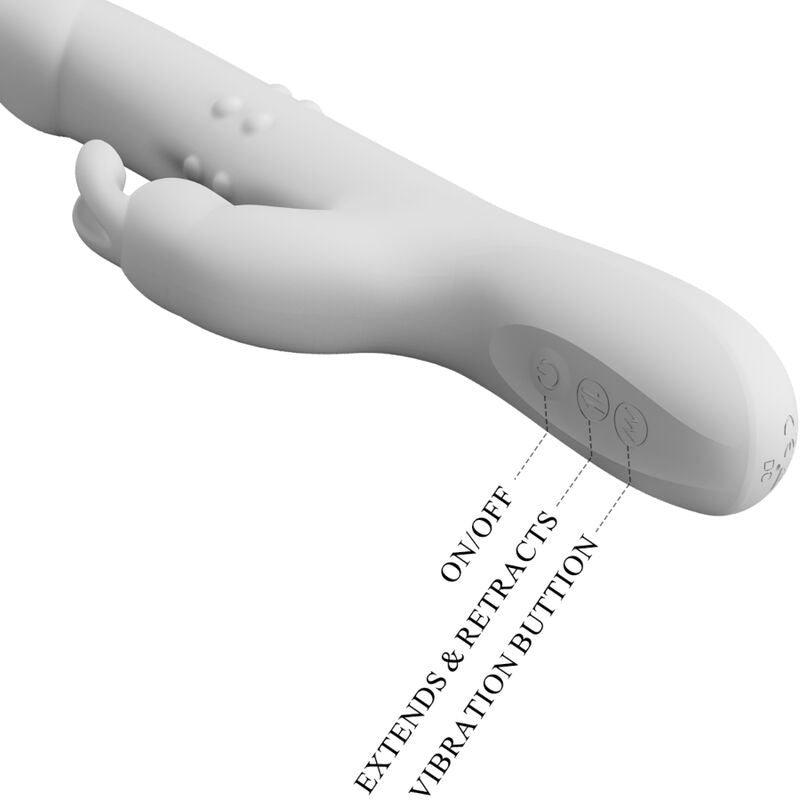 Pretty Love Reese Vibrator With Silver Rotation | Niks.fi verkkokauppa