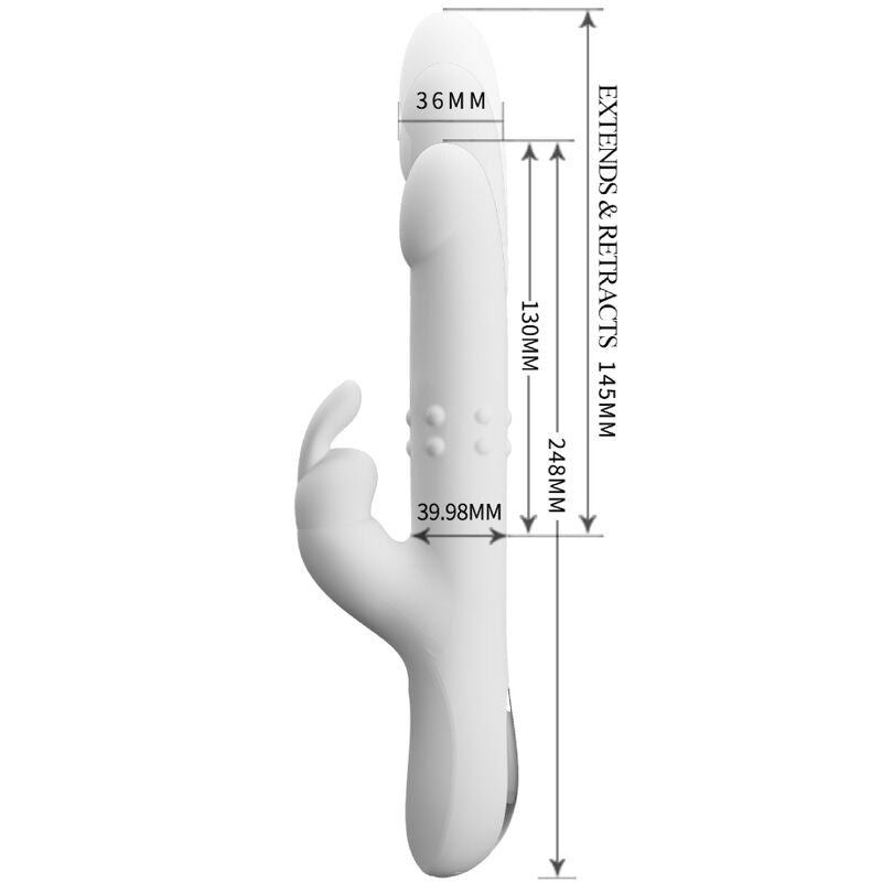 Pretty Love Reese Vibrator With Silver Rotation | Niks.fi verkkokauppa