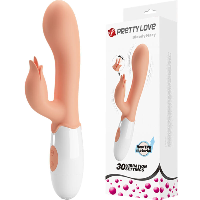 Pretty Love Bloody Mary Vibrator With Stimulator | Niks.fi verkkokauppa