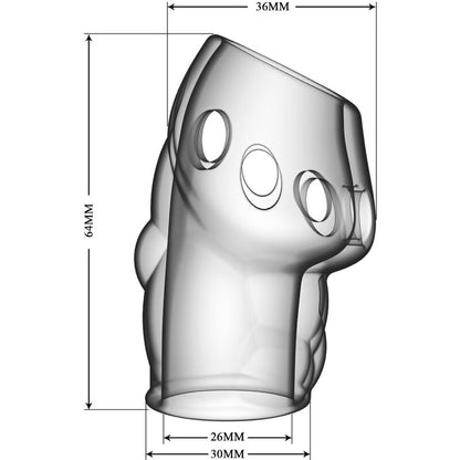 Pretty Love Oscar Transparent Penis Thicker | Niks.fi verkkokauppa