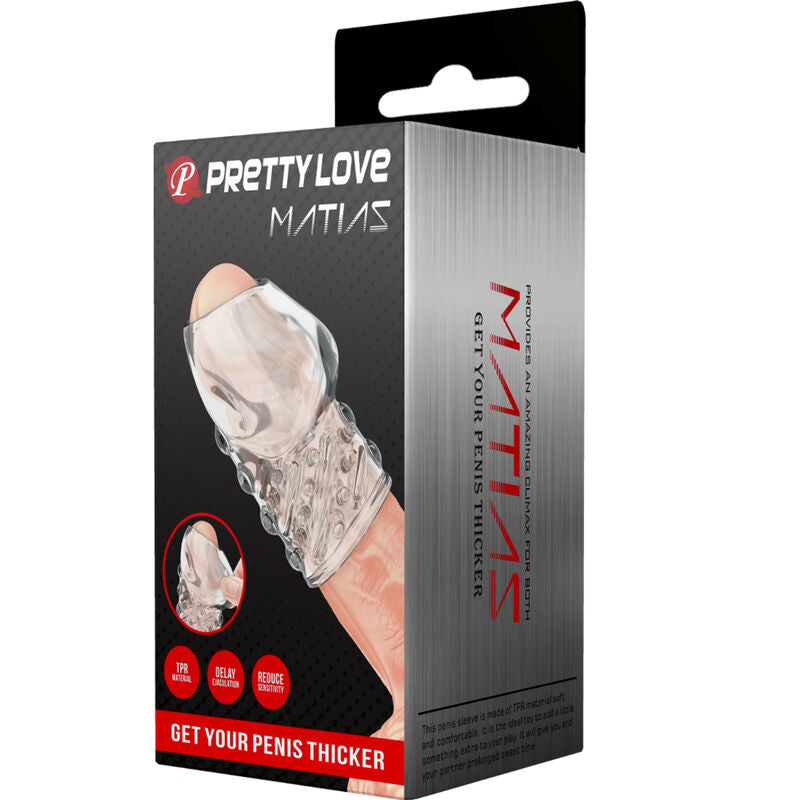 Pretty Love Matias Transparent Penis Thicker | Niks.fi verkkokauppa