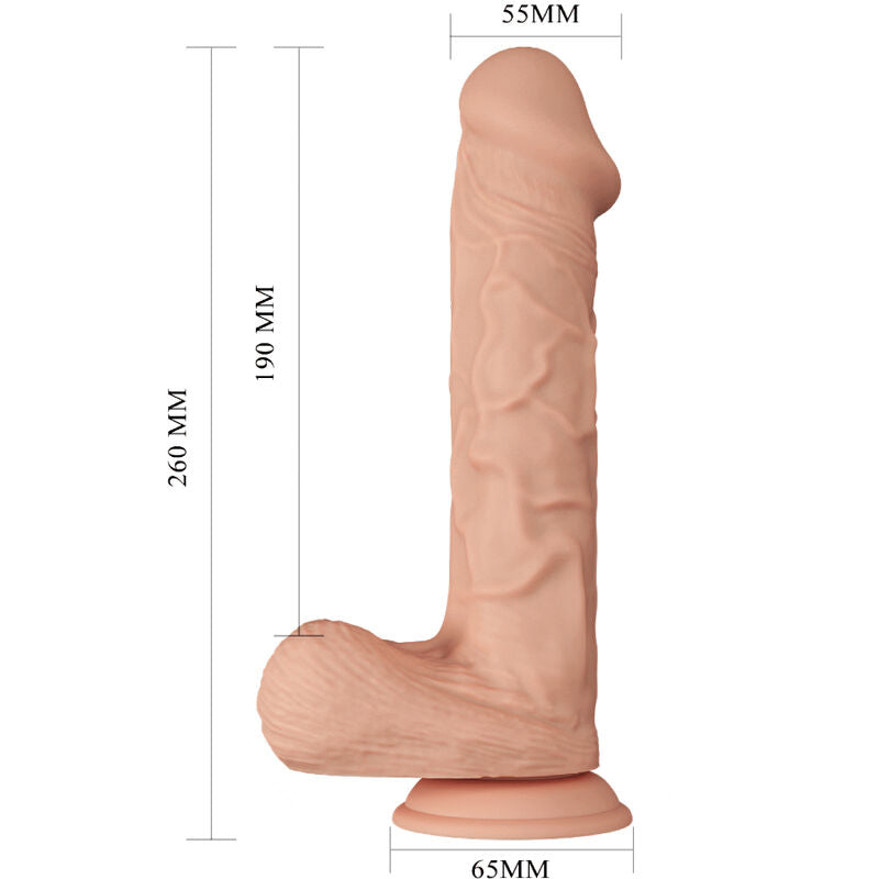 Baile Beautiful Encounter Bergrisi Flexible Realistic Dildo 26 Cm Natural | Niks.fi verkkokauppa