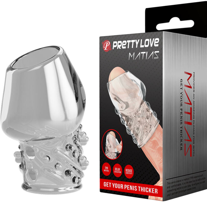 Pretty Love Matias Transparent Penis Thicker | Niks.fi verkkokauppa