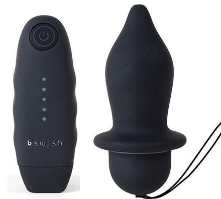 B Swish Bfilled Classic Vibrating Plug Black | Niks.fi verkkokauppa