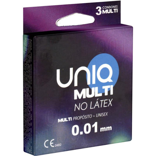 Uniq Multi Latex Free Condoms 3 Units | Niks.fi verkkokauppa