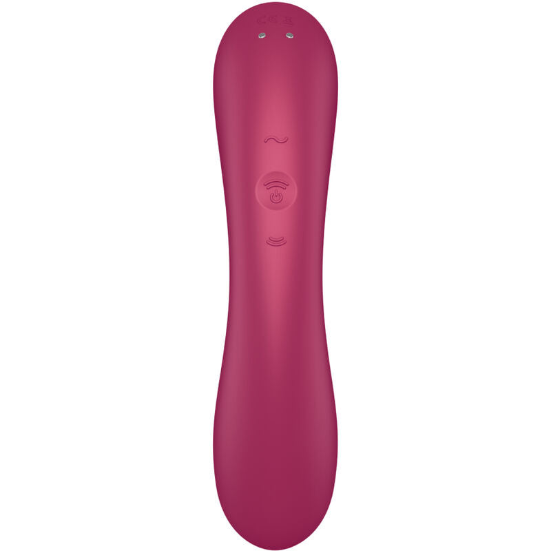 Satisfyer Curve Trinity 1 Air Pulse Vibration Red | Niks.fi verkkokauppa