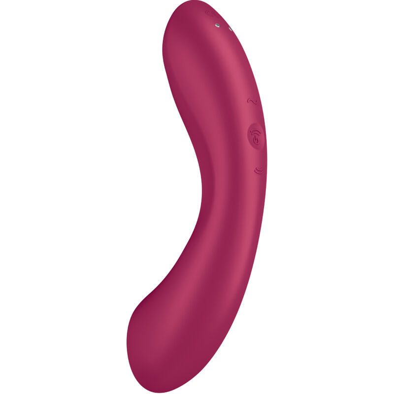 Satisfyer Curve Trinity 1 Air Pulse Vibration Red | Niks.fi verkkokauppa