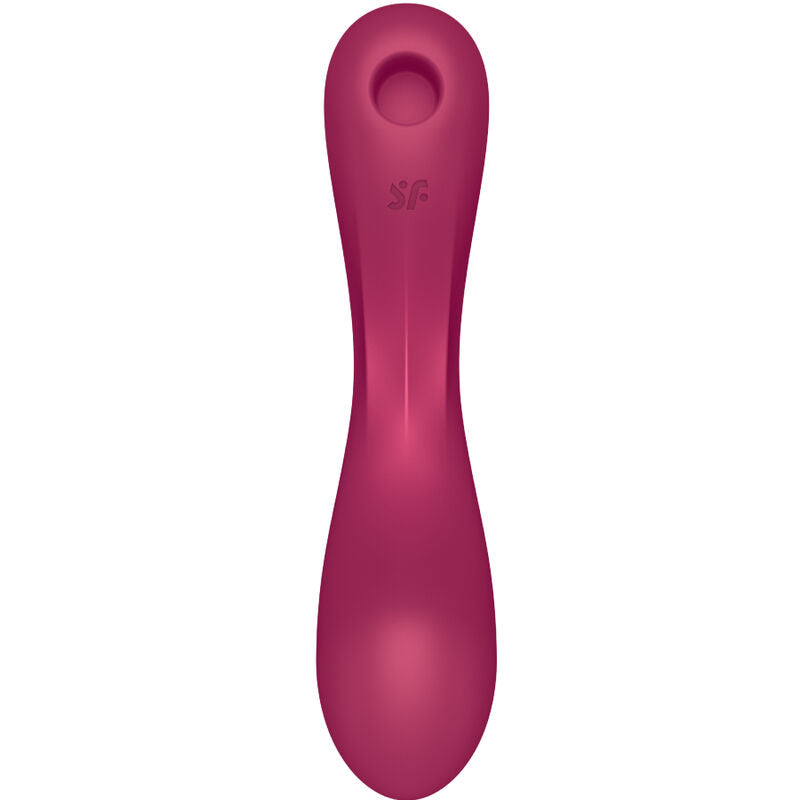 Satisfyer Curve Trinity 1 Air Pulse Vibration Red | Niks.fi verkkokauppa