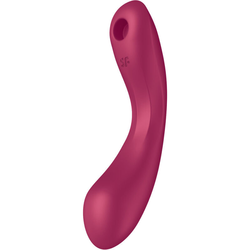 Satisfyer Curve Trinity 1 Air Pulse Vibration Red | Niks.fi verkkokauppa