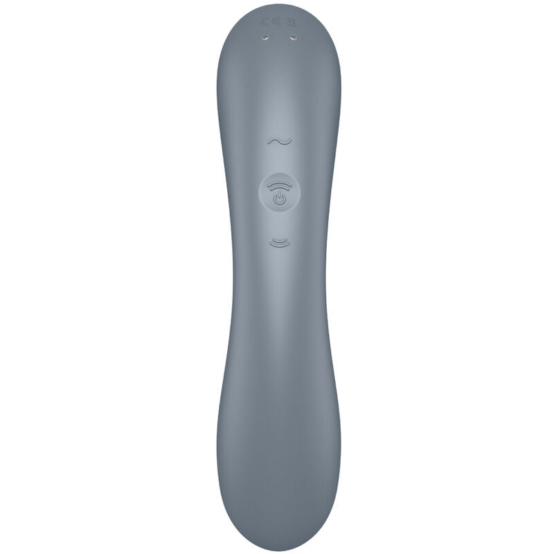 Satisfyer Curve Trinity 1 Air Pulse Vibration Grey | Niks.fi verkkokauppa