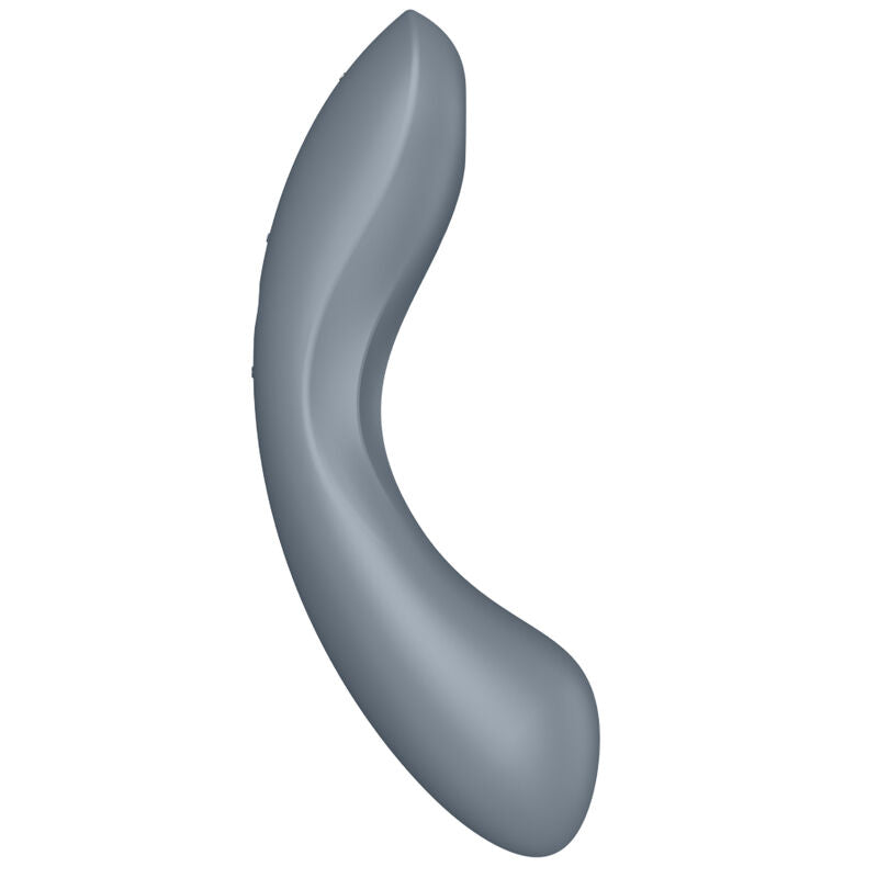 Satisfyer Curve Trinity 1 Air Pulse Vibration Grey | Niks.fi verkkokauppa