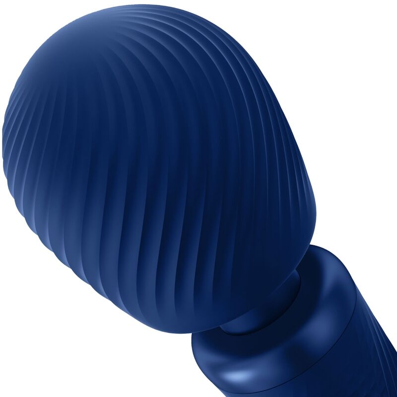 Fun Factory Vim Silicone Rechargeable Vibrating Weighted Rumble Wand Midnight Blue | Niks.fi verkkokauppa