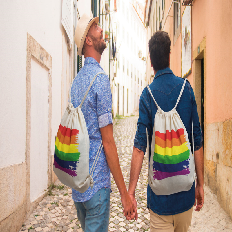 Pride Cotton Lgbt Flag Backpack | Niks.fi verkkokauppa