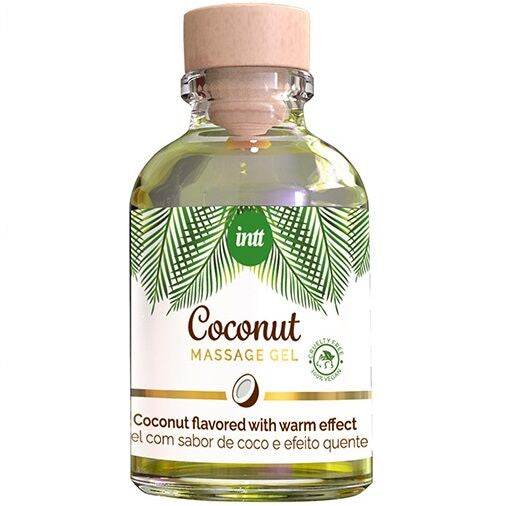 Intt Vegan Massage Gel With Coconut Flavor And Heating Effect | Niks.fi verkkokauppa