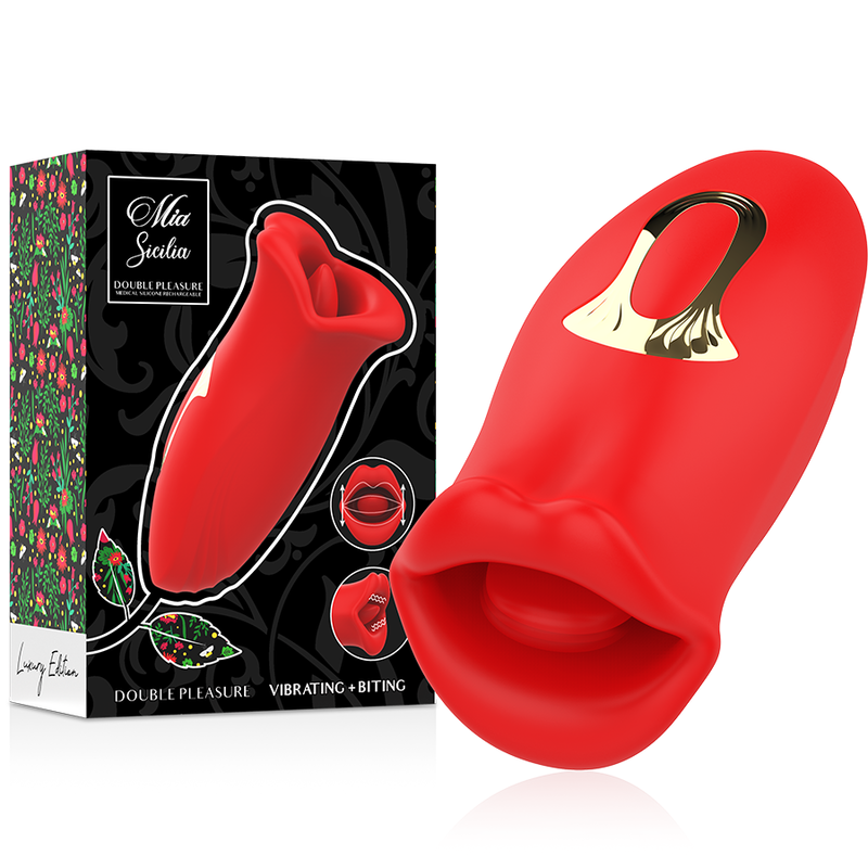 Mia Sicilia Double Pleasure Vibrating + Biting | Niks.fi verkkokauppa