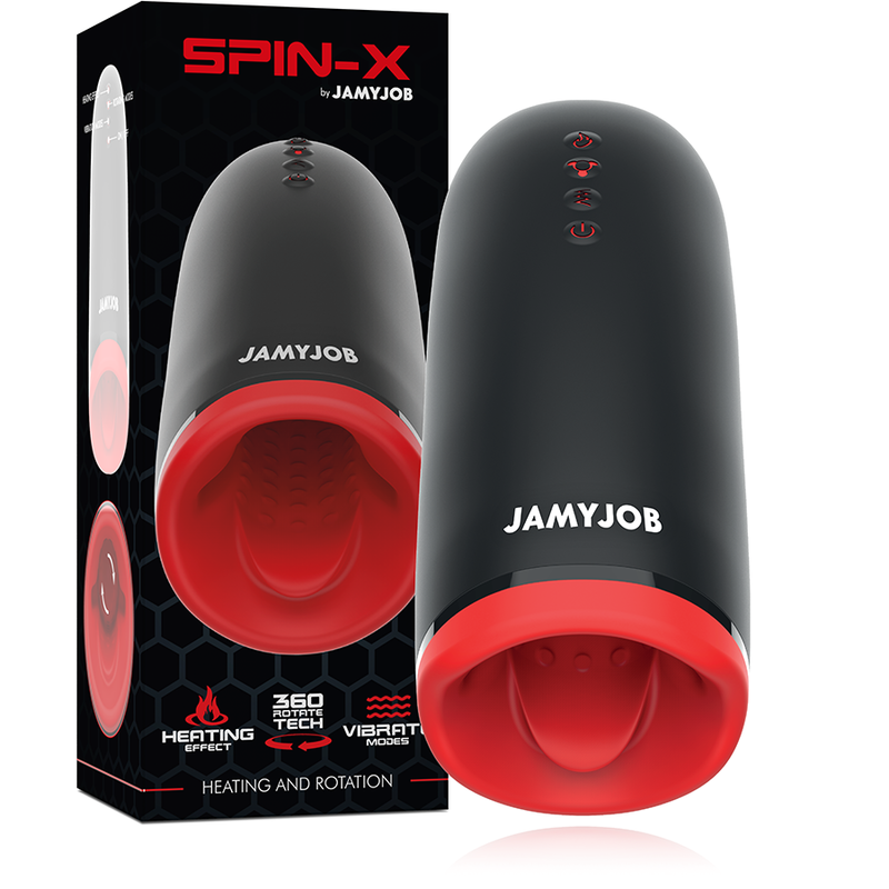 Jamyjob Spin-X Heating And Rotation Masturbator | Niks.fi verkkokauppa