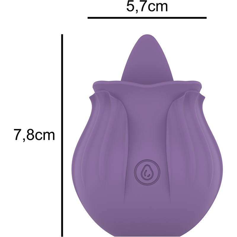 Intense Violet Cl Toris Stimulator 10 Vibrations Lilac | Niks.fi verkkokauppa