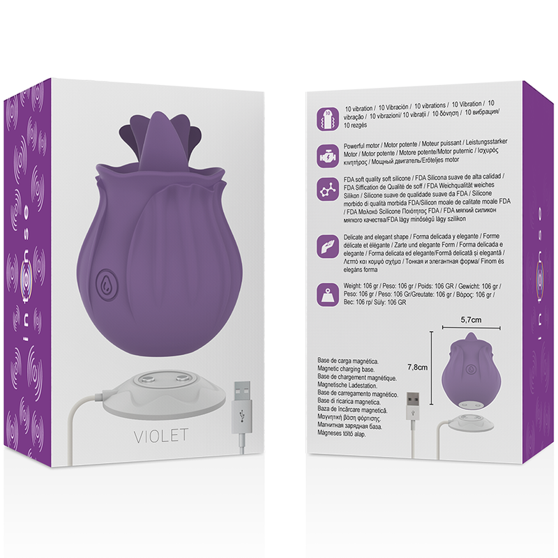 Intense Violet Cl Toris Stimulator 10 Vibrations Lilac | Niks.fi verkkokauppa