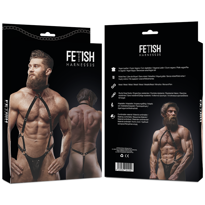 Fetish Submissive Attitude Men'S Eco-Leather Jock Strap Harness | Niks.fi verkkokauppa