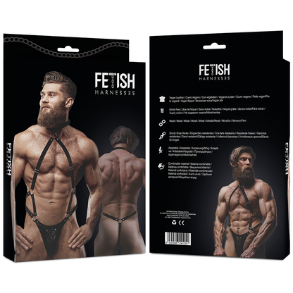 Fetish Submissive Attitude Men'S Eco-Leather Jock Strap Harness | Niks.fi verkkokauppa