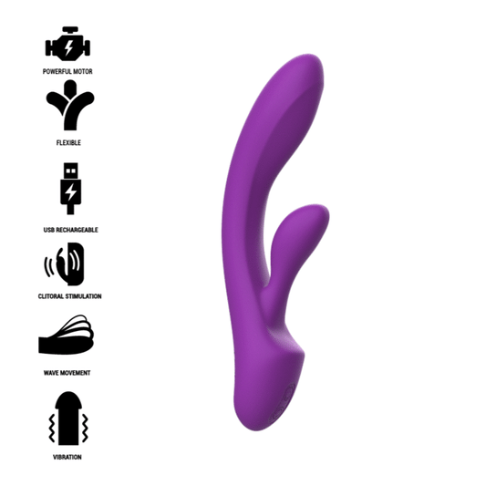Luigi Rabbit Vibraattori Liquid Silikoni - Purppura | Niks.fi verkkokauppa
