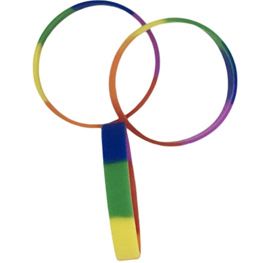 Pride Lgbt Flag Silicone Bracelet | Niks.fi verkkokauppa