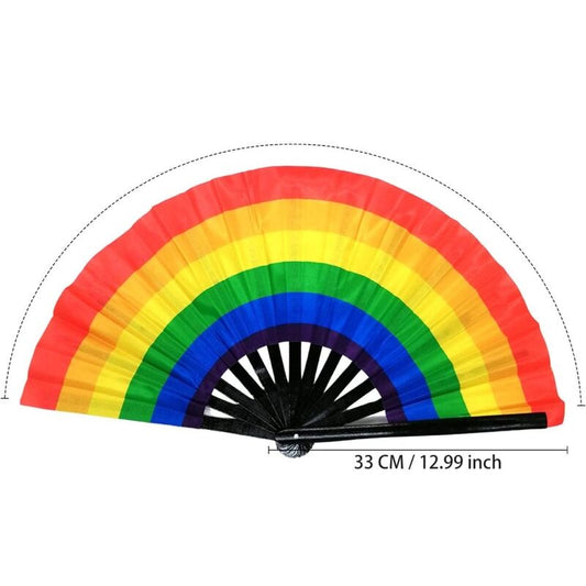 Pride Lgtb Hand Crafted Large Fan | Niks.fi verkkokauppa