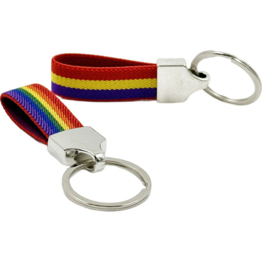 Pride Elastic Fabric Key Ring With Flag | Niks.fi verkkokauppa
