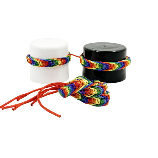 Pride Lgbt Flag Braided Threads Bracelet | Niks.fi verkkokauppa