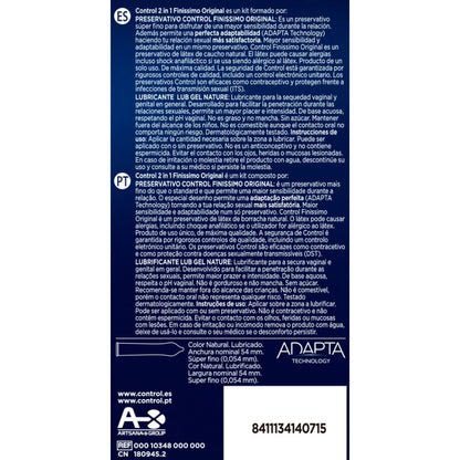 Control Finisimo Duo + Lubricant 6 Units | Niks.fi verkkokauppa