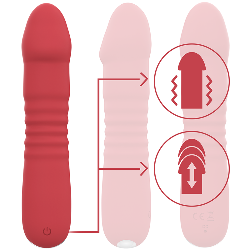 Intense Juni Up & Down 10 Red Vibrations | Niks.fi verkkokauppa