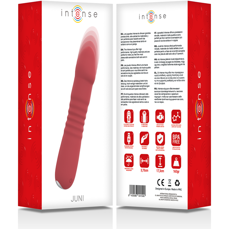 Intense Juni Up & Down 10 Red Vibrations | Niks.fi verkkokauppa