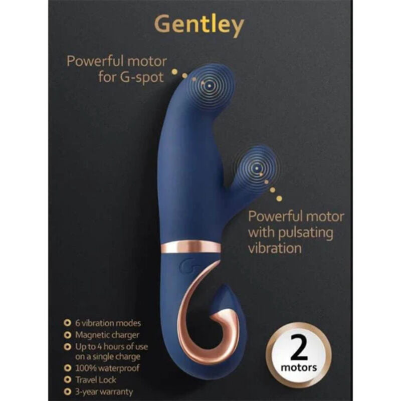 Gentley G-Piste Vibraattori Caribbean Sininen | Niks.fi verkkokauppa
