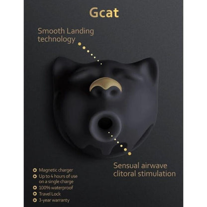 G-Vibe Gcat Mystic Black Clitoris Sucker | Niks.fi verkkokauppa
